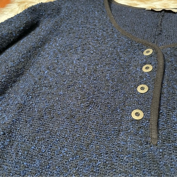 Soft Surroundings nubby 3/4 sleeve top - Picture 4 of 6